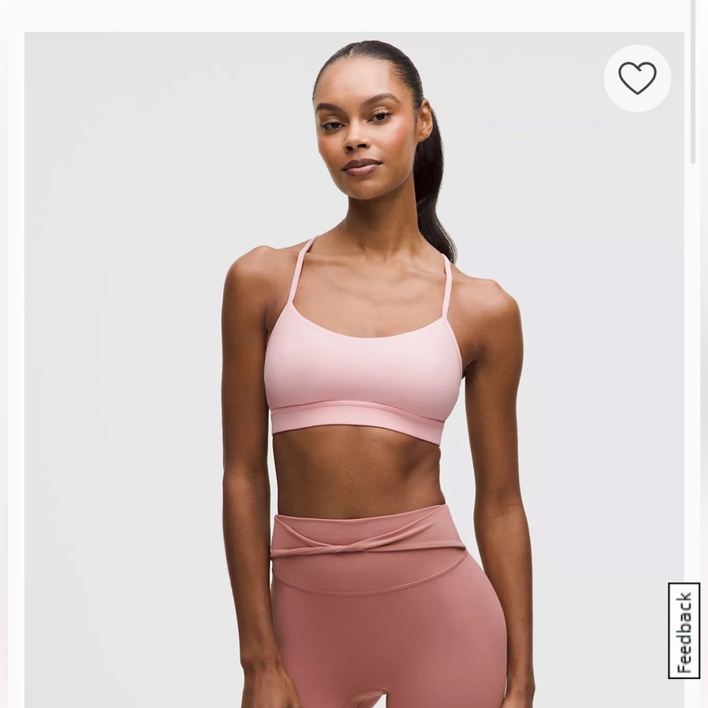 Lululemon Flow Y longline sports bra. Size 6. Like new condition.